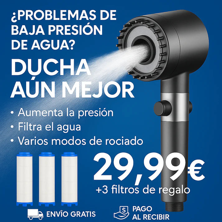 🚿 AQUABLIZZ - DUCHA ALTA PRESIÓN: CONVIERTE TU BAÑO EN UN SPA EN MINUTOS